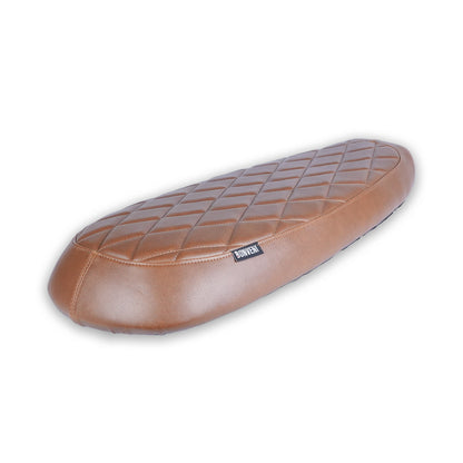 ASSENTO FLAT CLASSIC SUEDE CROCO para Royal Enfield Interceptor 650 & Continental GT 650 – Atualização de Conforto & Estilo Scrambler 