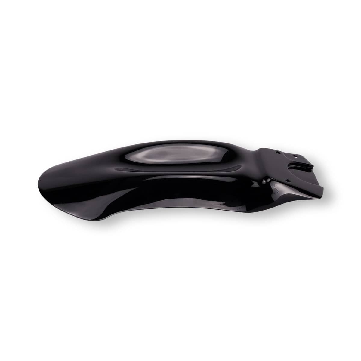 Glossy black reinforced composite front mudguard for Hunter 350