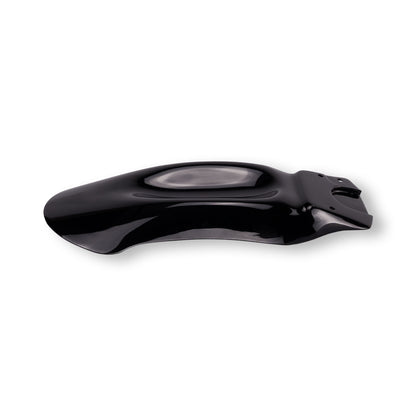 Glossy black reinforced composite front mudguard for Hunter 350