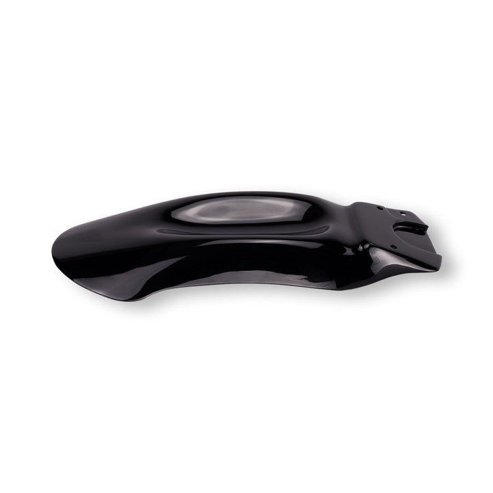 Glossy black reinforced composite front mudguard for Hunter 350
