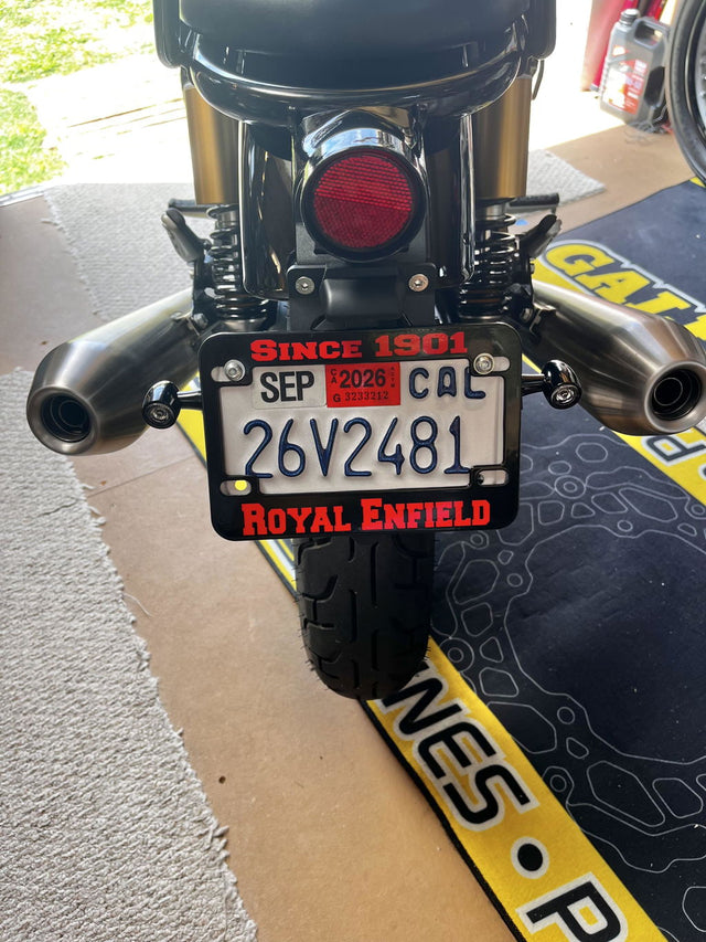 Robby Fair's Royal Enfield Continental GT 650 in USA fitted with Interceptor 650 Tail Tidy & GT 650 Tail Light Kit – E-mark / CE