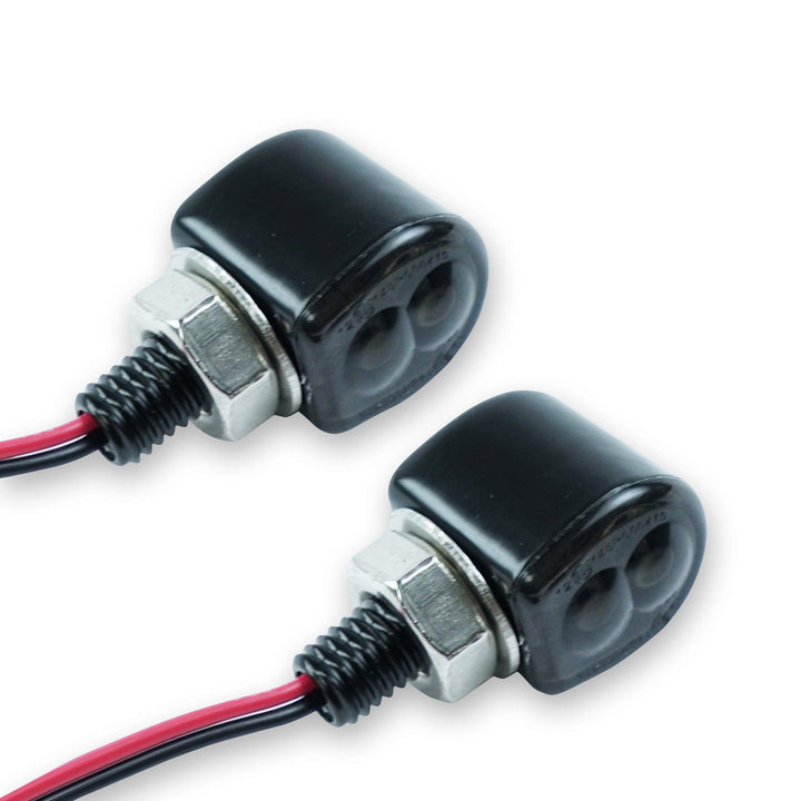 Mini LED indicators EU approved for custom motorcycle builds
