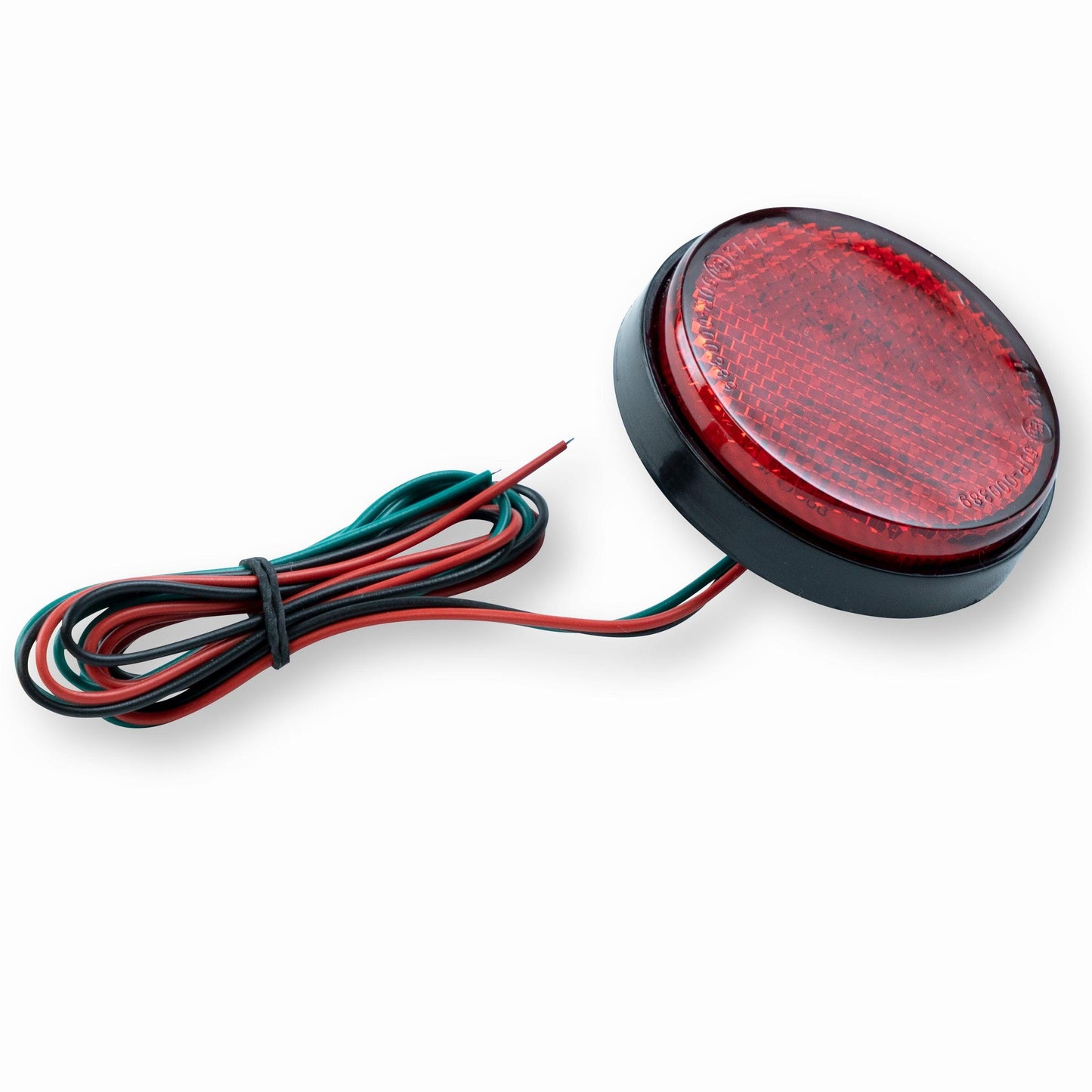 Mini rear light and brake light for scrambler motorcycles. Compact and road-legal design