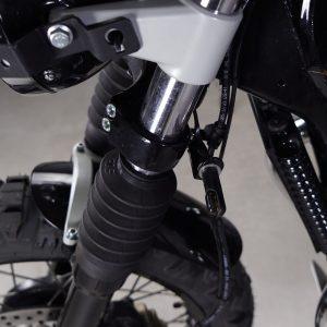 Minimalist indicator mounts for café racer motorcycles.