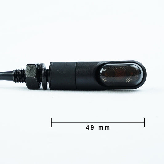 Neo Scrambler LED indicators with EMARK certification. Perfect for custom and scrambler builds