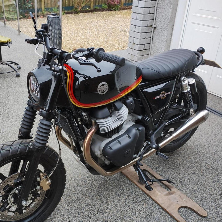 Premium LED headlight cowl by Bonvent for Royal Enfield Interceptor 650