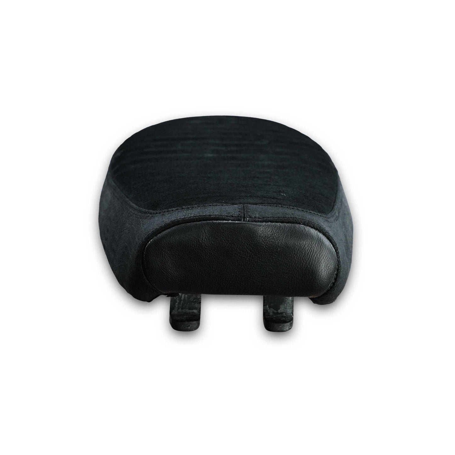 Premium suede croco seat with flat classic design for cafe racer and scrambler Royal Enfield builds