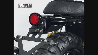 Custom Mini LED Tail Tidy for Royal Enfield motorcycles. Top choice in accessories for scrambler builds