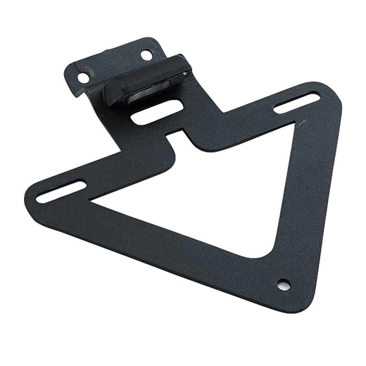 License plate holder with EMARK plate light for Royal Enfield Interceptor 650 and Continental GT 650