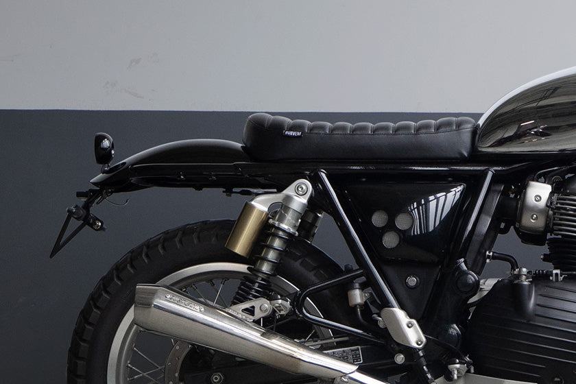 Royal Enfield 650 scrambler rear mudguard solo seat and LED tail light