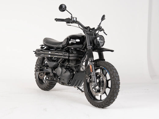Royal Enfield Hunter 350 custom parts & scrambler exhaust by Bonvent