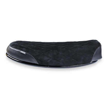 Black Diamond Stitched Suede & Leather