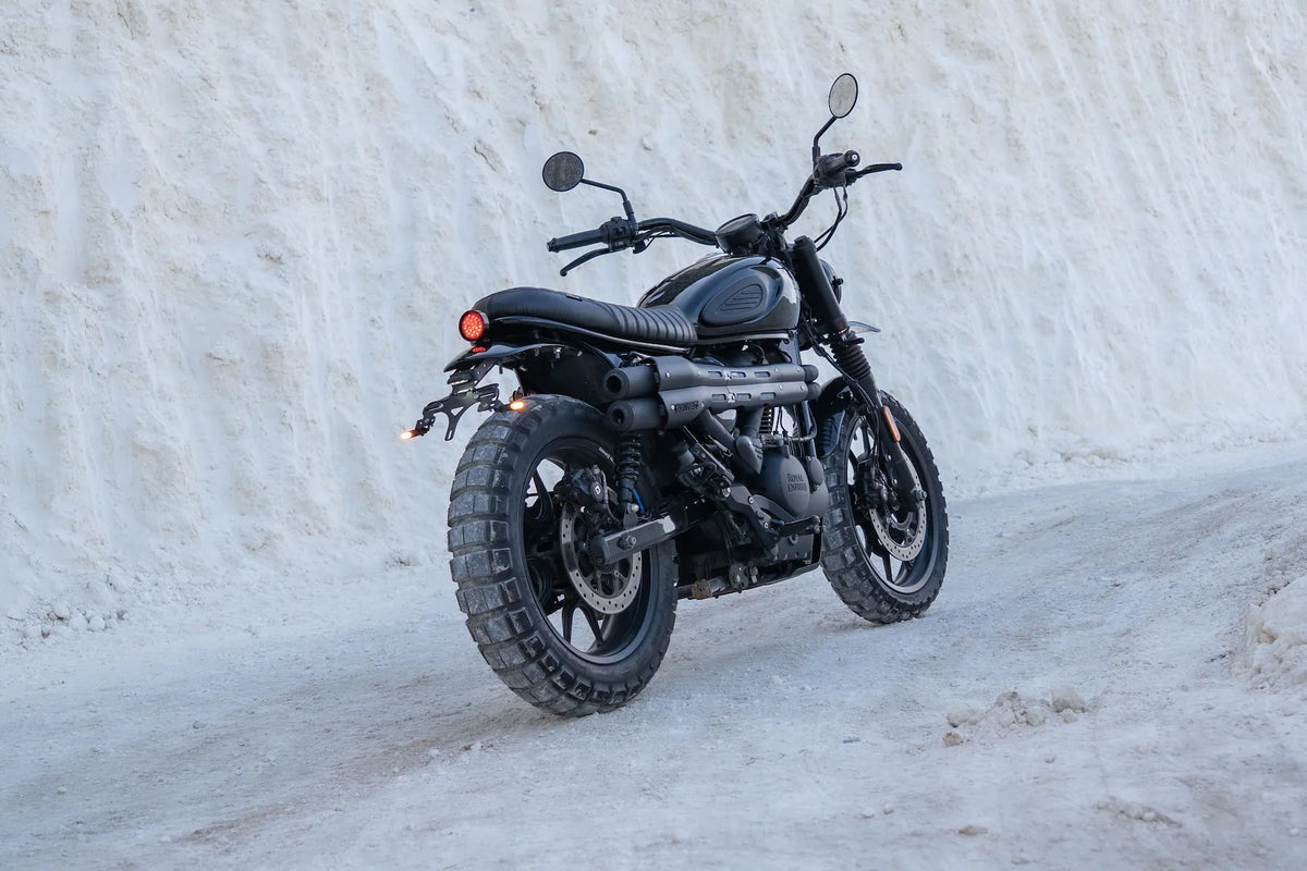 Royal Enfield Hunter 350 full custom motorcycle build by Bonvent