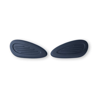 Matte black tank knee pads for Royal Enfield Hunter 350