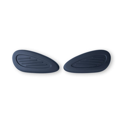 Matte black tank knee pads for Royal Enfield Hunter 350
