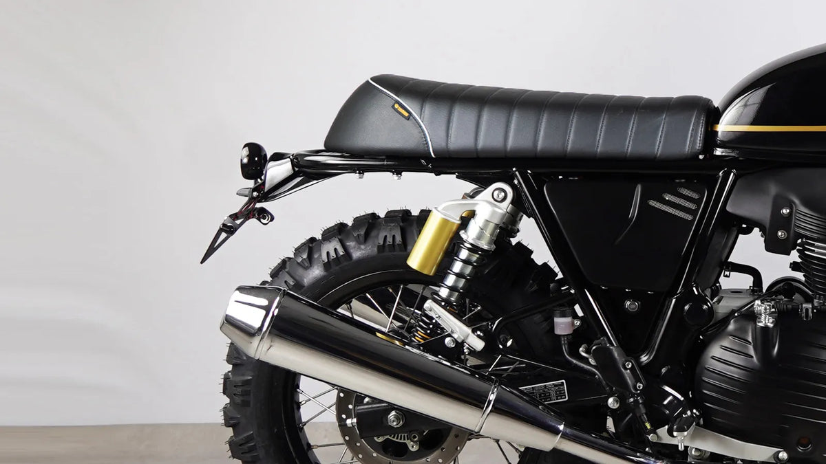Royal Enfield Interceptor 650 with Bonvent tail tidy and LED tail light kit installed