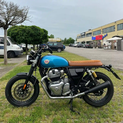 Tail tidy and tail light kit installed on Royal Enfield Interceptor 650 custom motorcycle