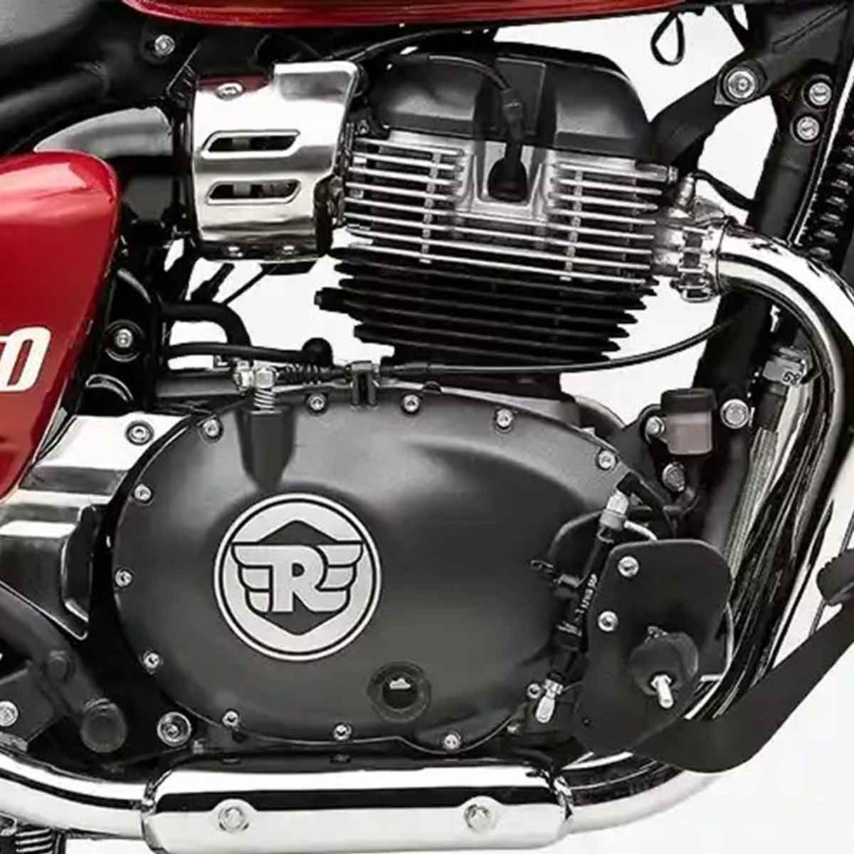 Royal Enfield Super Meteor 650 engine detail – premium cruiser inspiration