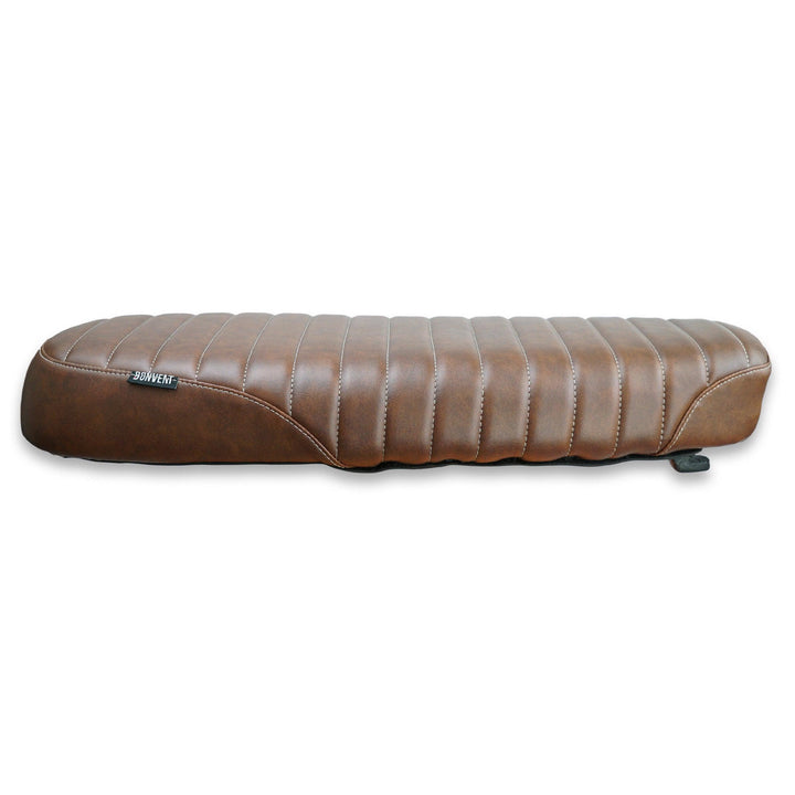 Brown classic custom seat for Royal Enfield Interceptor 650 and GT 650