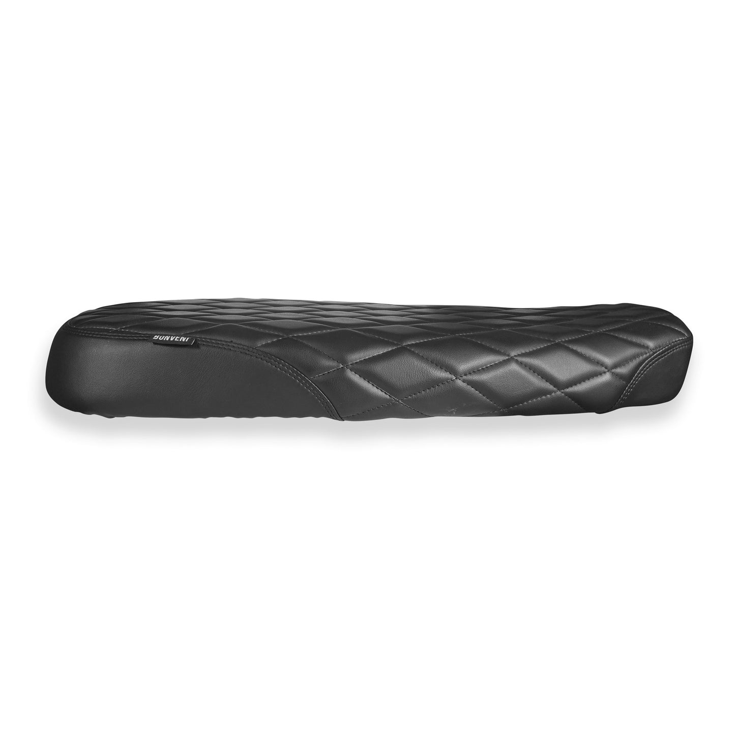 plug and play scrambler seat for royal enfield diamond stich black