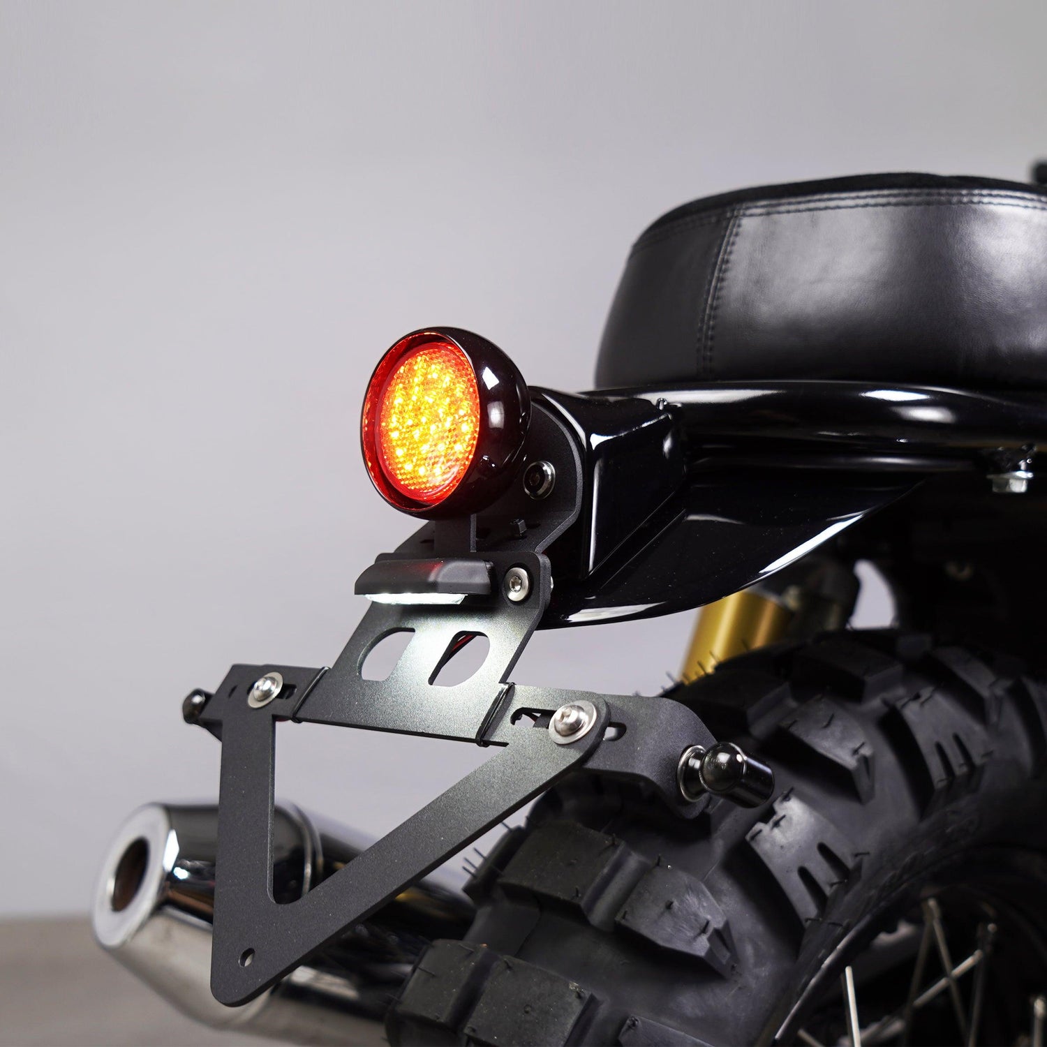 Tail Tidy Light Kit with EU-approved Mini LED Tail Light for Royal Enfield Interceptor 650