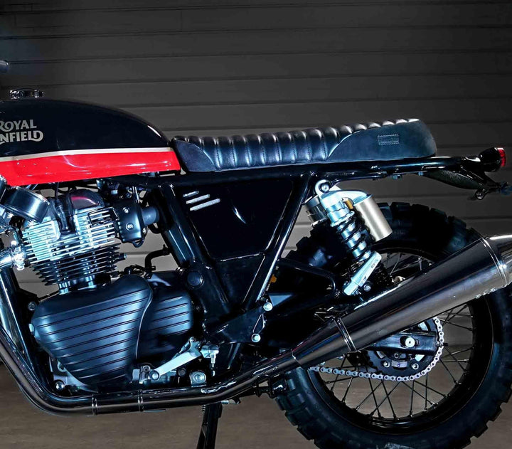 Slim side covers for Royal Enfield minimalist custom build