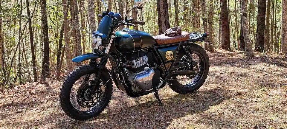 Mac Biers's Royal Enfield Interceptor 650 in United States fitted with Baak Headlight Plate