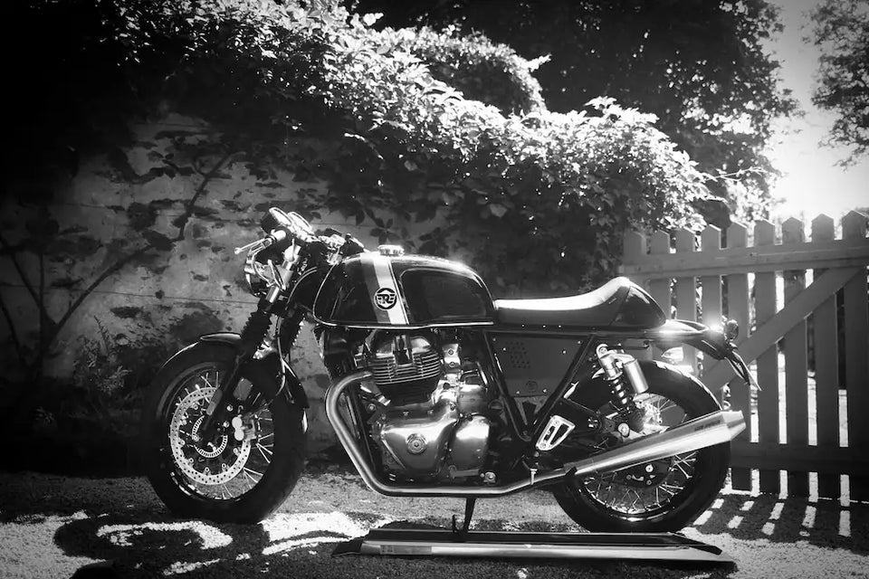 Marc Php's Royal Enfield Continental GT 650 in France fitted with Interceptor 650 Tail Tidy & GT 650 Tail Light Kit – E-mark / CE