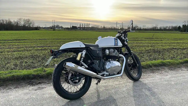 Simon Bury's Royal Enfield Continental GT 650 fitted with Interceptor 650 Tail Tidy & GT 650 Tail Light Kit – E-mark / CE, Bullet Indicators for Café Racer Motorcycles – Pair, Royal Enfield Wiring Adapter for Aftermarket Tail Lights – GT 650, Interceptor 650, Bear 650 & Hunter 350
