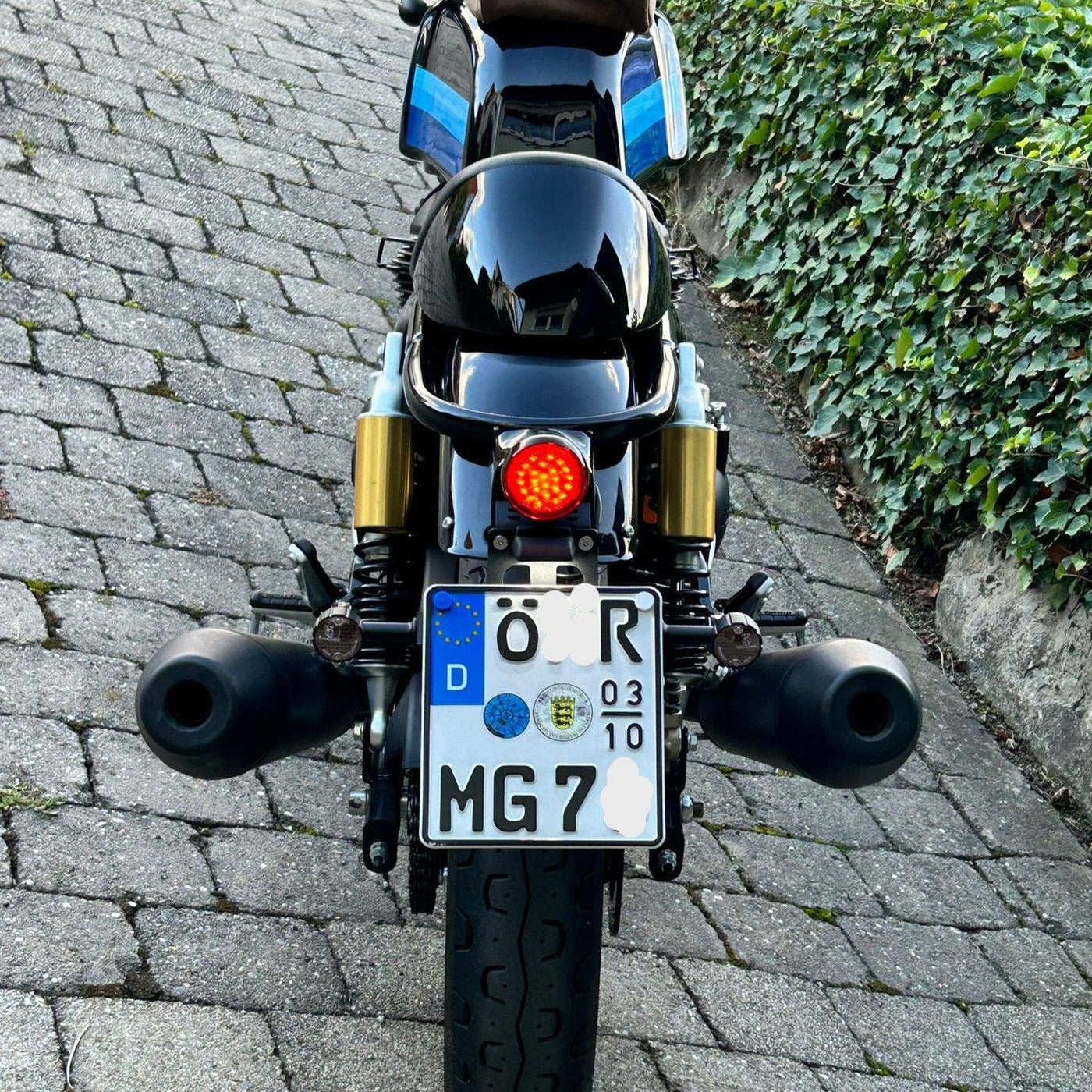 GT 650 Tail Tidy Light Kit for Royal cafe racer style.